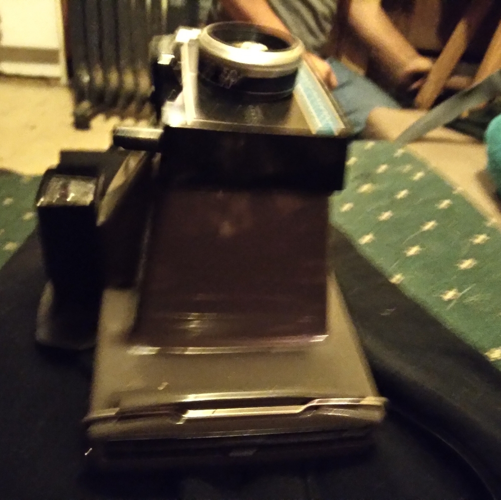 Older Polaroid Camera With film